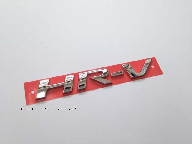 ホンダ ヴェゼル VEZEL HONDA HR-V海外輸出仕様純正パーツ リアエンブレム HR-V拍卖