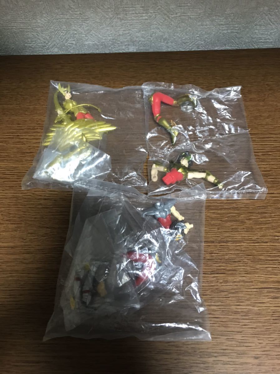 未使用 ガチャポン HGIF 聖闘士星矢(セイントセイヤ)【ペガサス星矢 白銀聖闘士(シルバーセイント),黄金聖闘士(ゴールドセイント) 3種拍卖