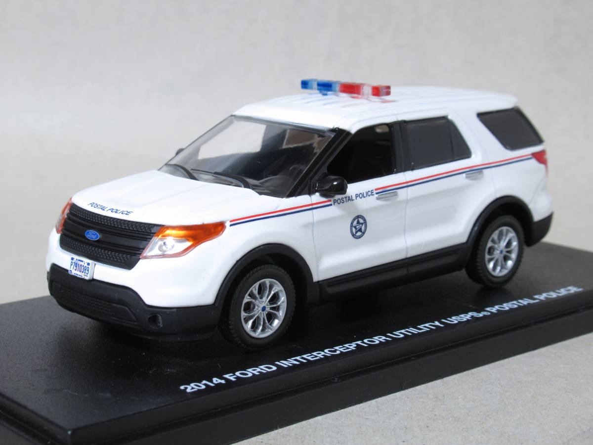 1/43 グリーンライト フォード インターセプト ユーティリティ USPS POSTAL POLICE 2014拍卖
