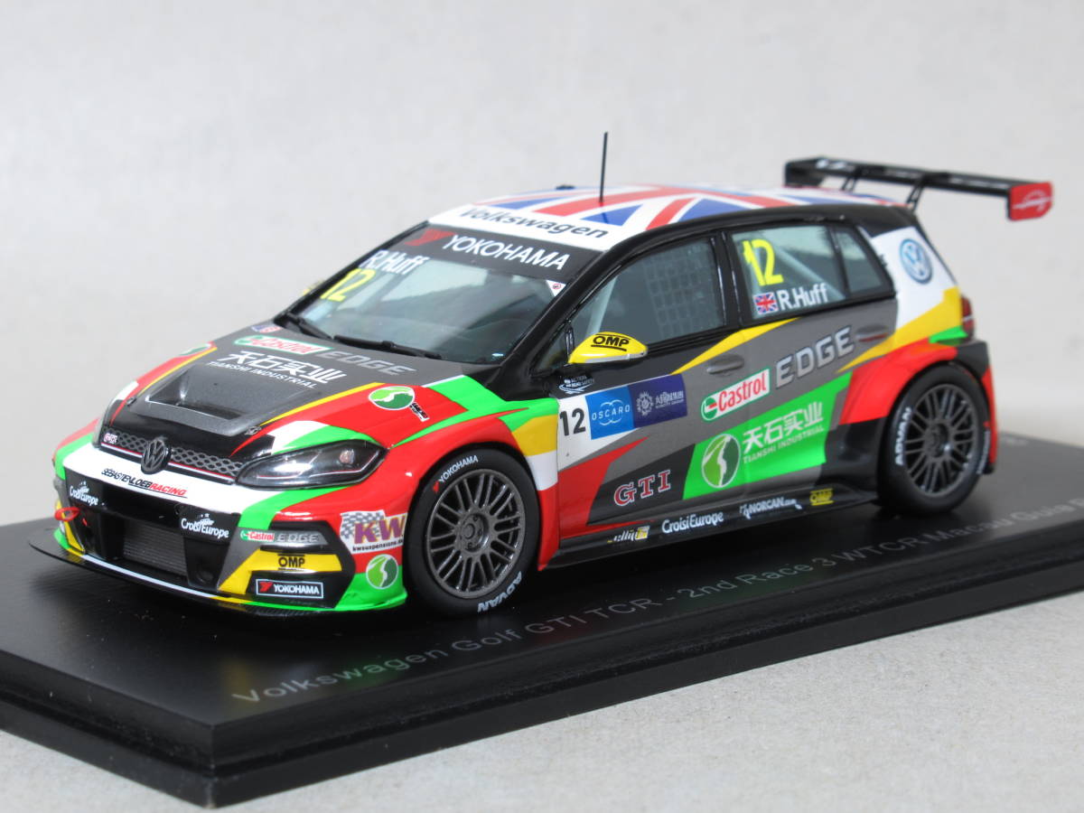 1/43 フォルクスワーゲン ゴルフ GTI TCR #12 R.ハフ WTCR マカオ ギアレース 2018拍卖