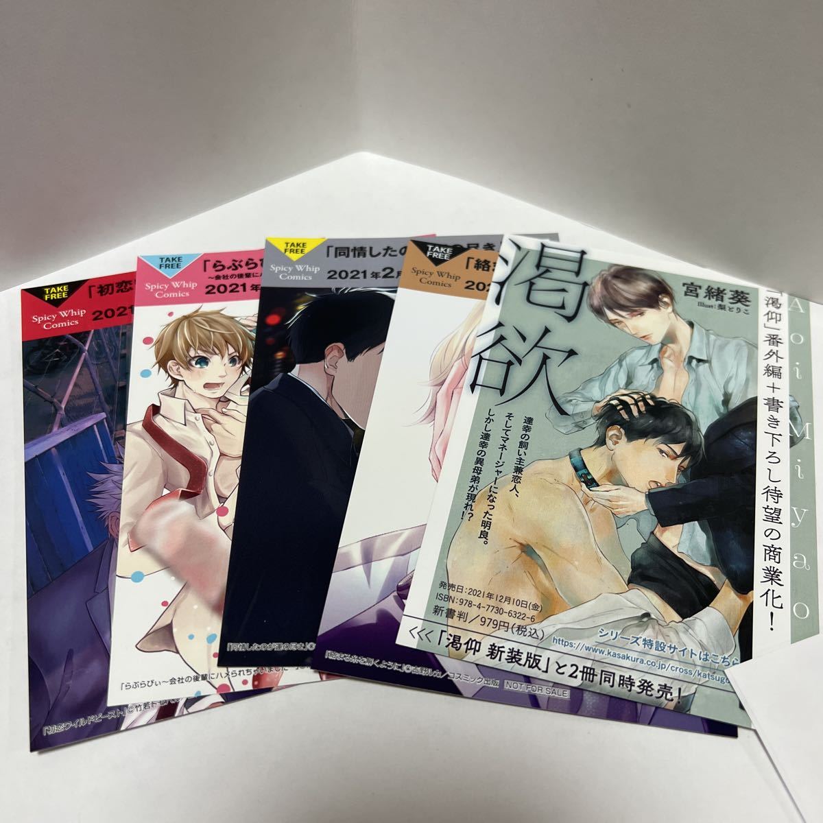 BL◆8 試し読みカード 5枚セット拍卖