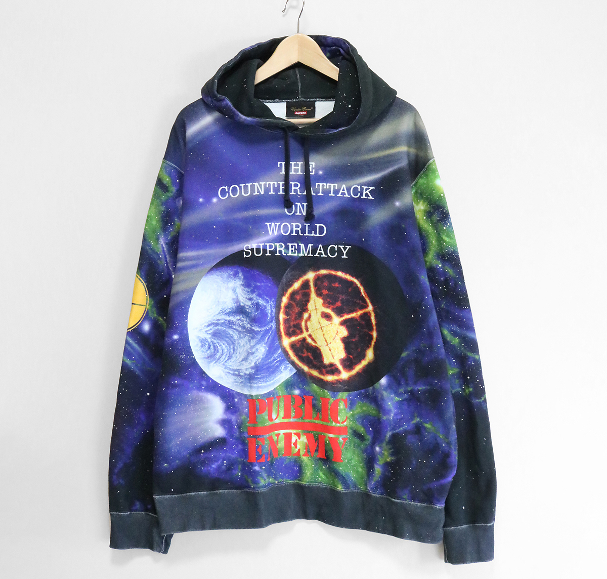 Supreme × UNDERCOVER × Public Enemy ◆18SS コラボ パーカー XL スウェット シュプリーム アンダーカバー パブリックエネミー ◆WX1拍卖
