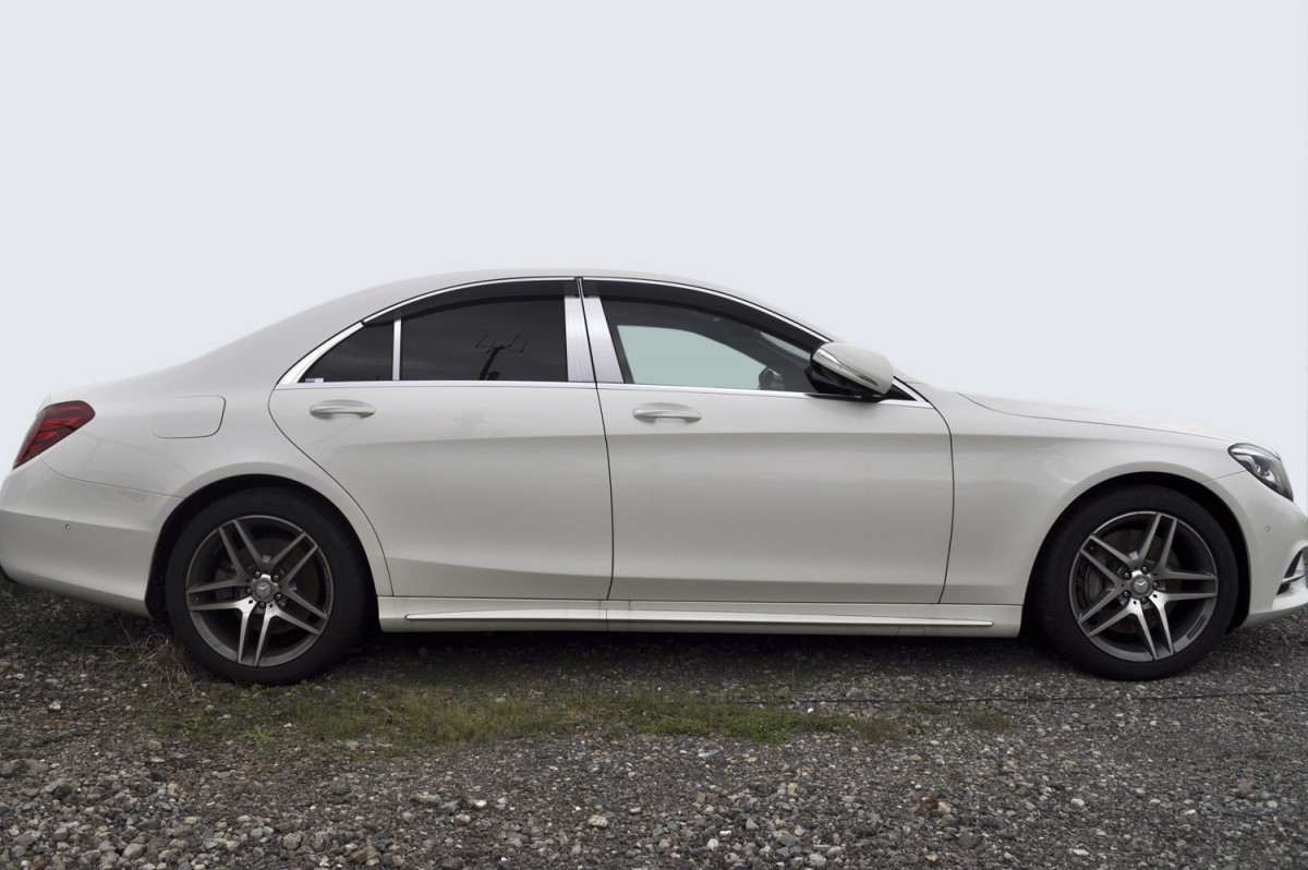 メルセデス ステンレス ピラー 送料無料 W222ベンツ 6P ヘアライン カーパーツ拍卖