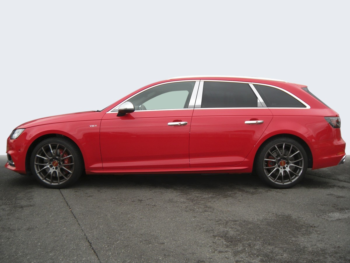 ステンレス ピラー 送料無料 8WCWGF アウディS4 アバント 10P 鏡面HYPER Blue カーパーツ拍卖