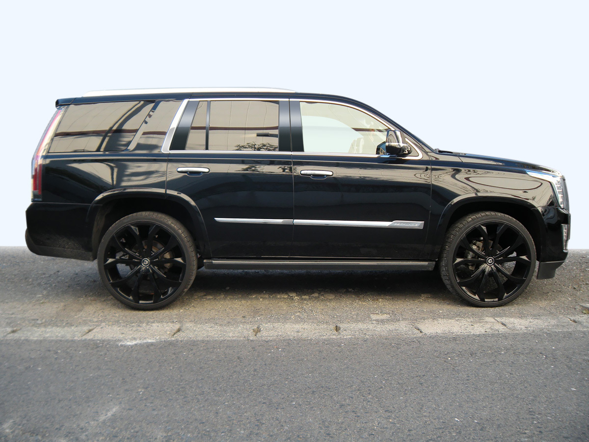 キャデラック ステンレス ピラー 送料無料 GMTK2XL エスカレード 10P 鏡面HYPER ブラック カーパーツ拍卖