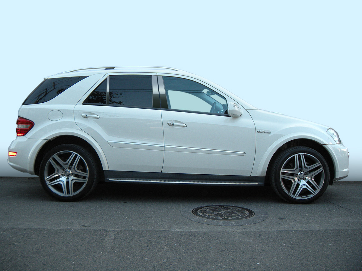 メルセデス ステンレス ピラー 送料無料 W164 ML350ベンツ ベンツ 6P 鏡面HYPER ブラック カーパーツ拍卖