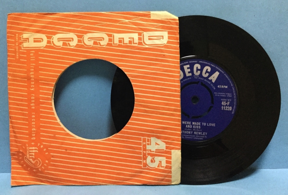 EP 洋楽 Anthony Newley / Do You Mind 英盤拍卖
