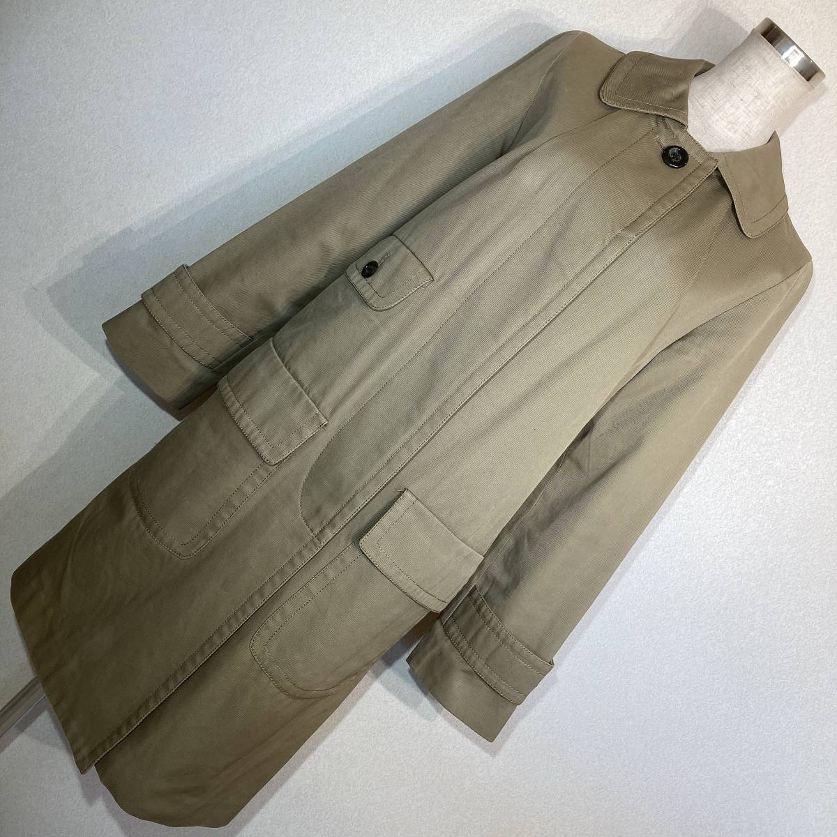 A246■ドゥーズィエムクラス★カーキベージュ★コットンコート■拍卖