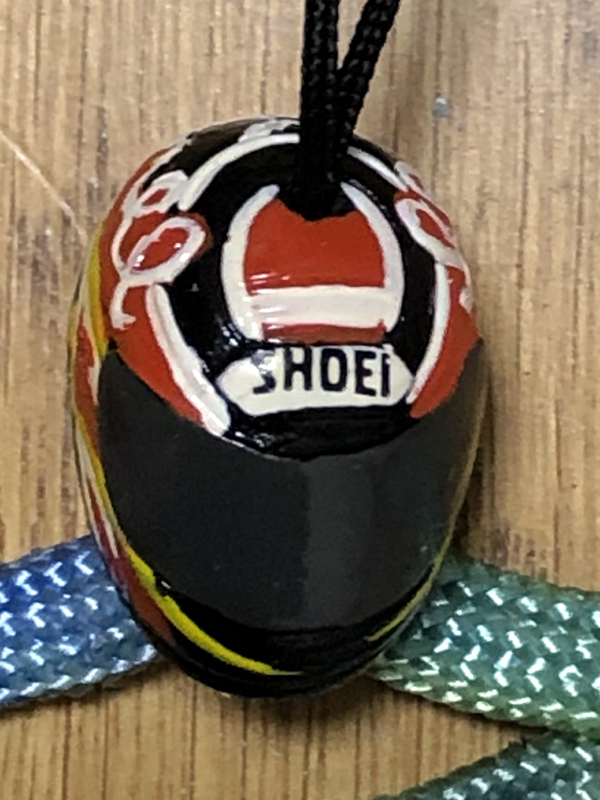 SHOEI アレックス・クリビーレ WGP500ccクラスチャンピオン記念 ヘルメット型ケータイストラップ MotoGP ショウエイ拍卖