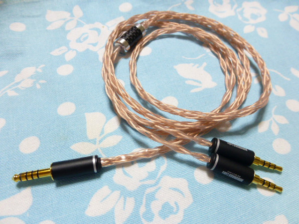 CROSSZONE CZ-1 CZ-10 CZ-8A 用 ケーブル MOGAMI 2944 八芯 ブレイド 編み込み 4.4mm5極 NOBUNAGA 超高品質ver (カスタム対応可能)拍卖