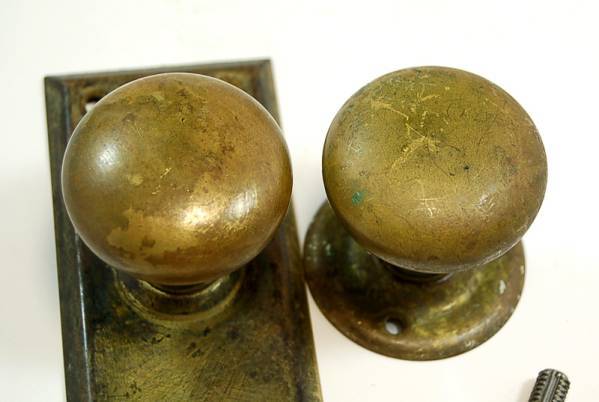 S1146 懐かしき昔を思い出す とってもレトロなドアノブ アンティーク古い金具金物パーツ建具部品 ビンテージヴィンテージ拍卖