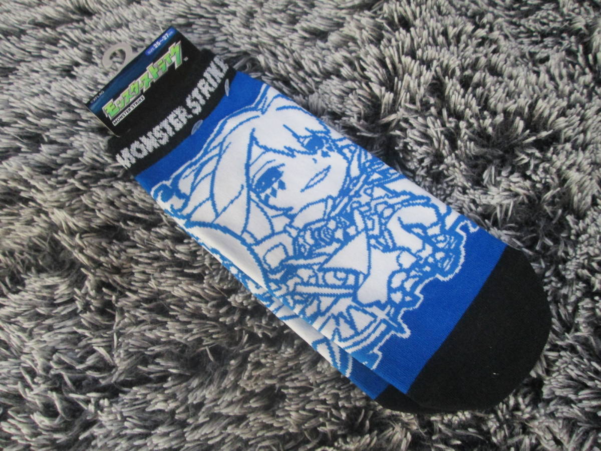 〇。゜〇新品!モンスターストライク モーゼ ソックス 25~27cm 青〇゜。〇拍卖