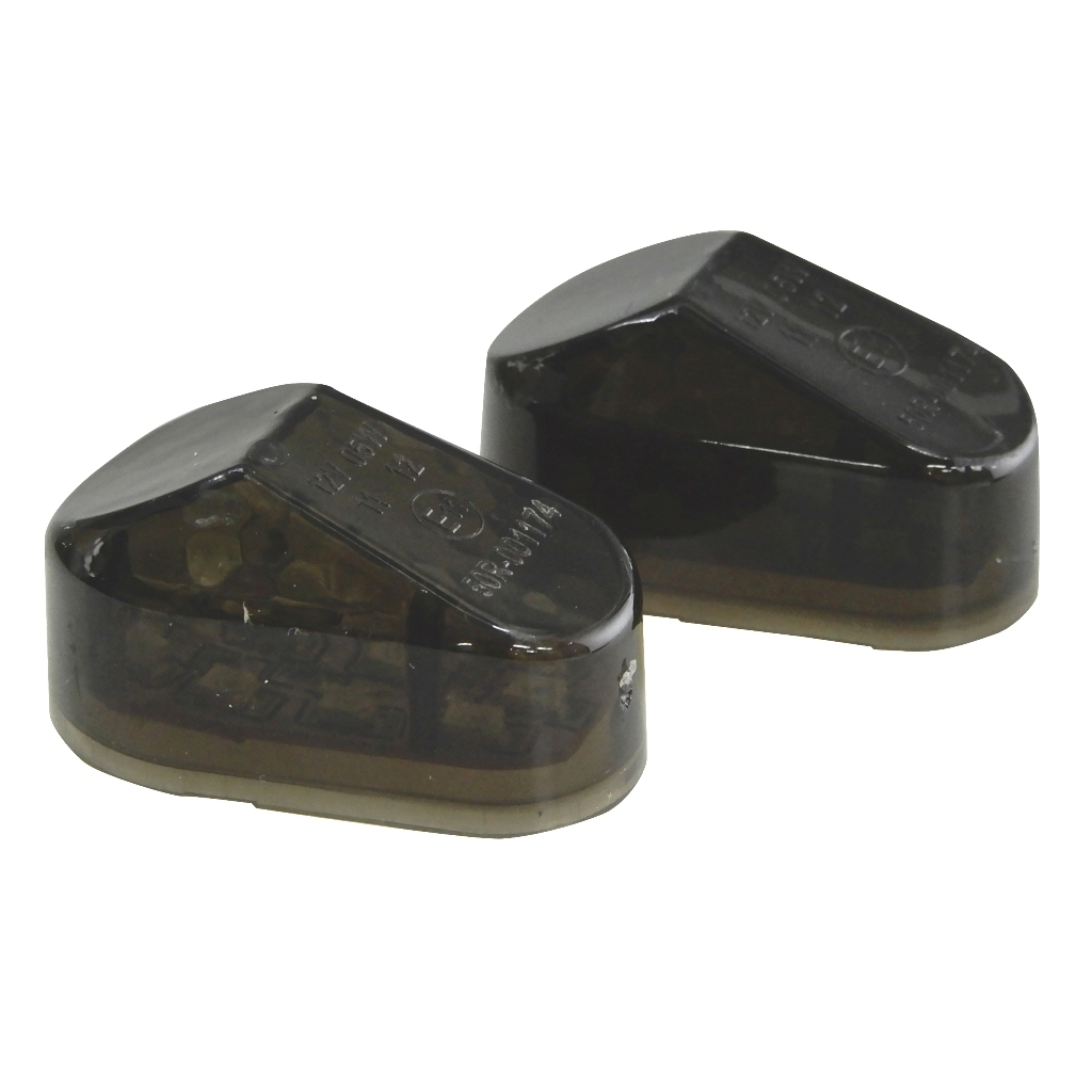 カウル LEDウインカー スモーク Type Y カワサキ ZRX,FZR,ゼファー,バリオス,ZZR,ZX,GPZ,KSR,Z,サイドマーカー,埋込拍卖