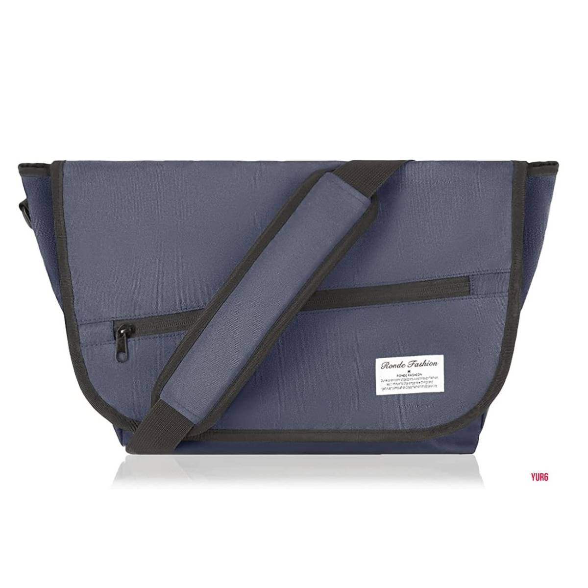 軽量でファッショナブル ショルダーバッグ A4サイズ ボトルホルダー 大容量 10L 耐久性 耐水性 普段使い 通勤 通学 普段使い ネイビー拍卖