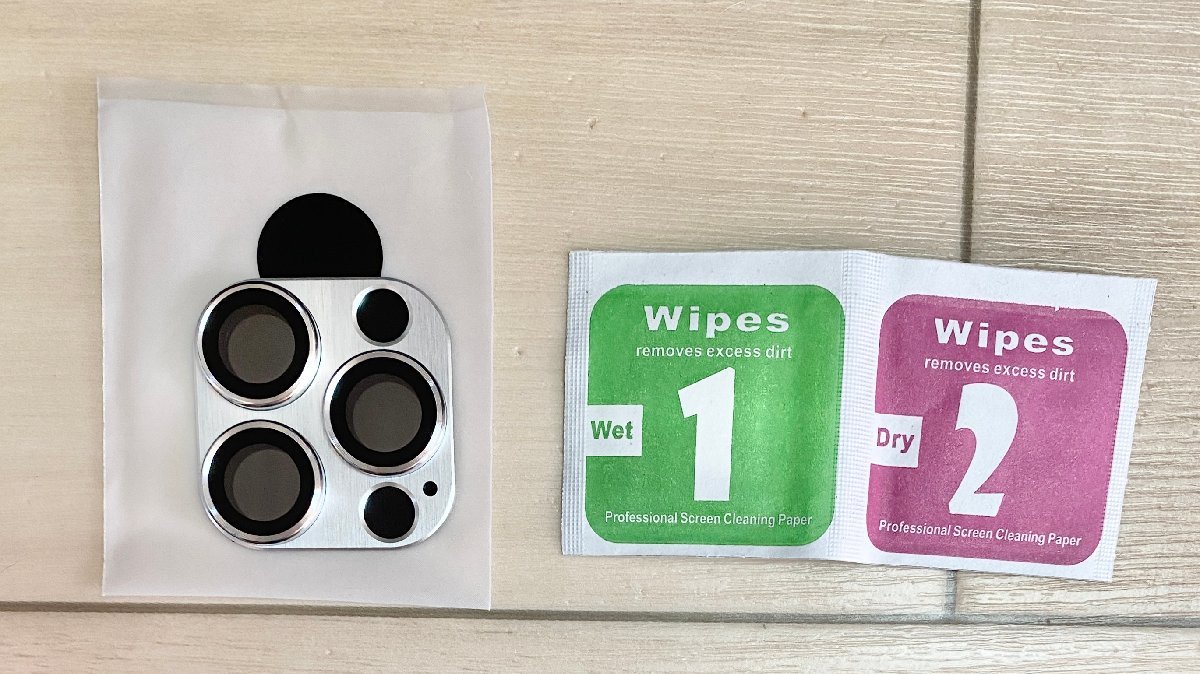 iPhone13 Pro / iPhone13 Pro Max 用 カメラフィルム レンズ保護 メタリック拍卖