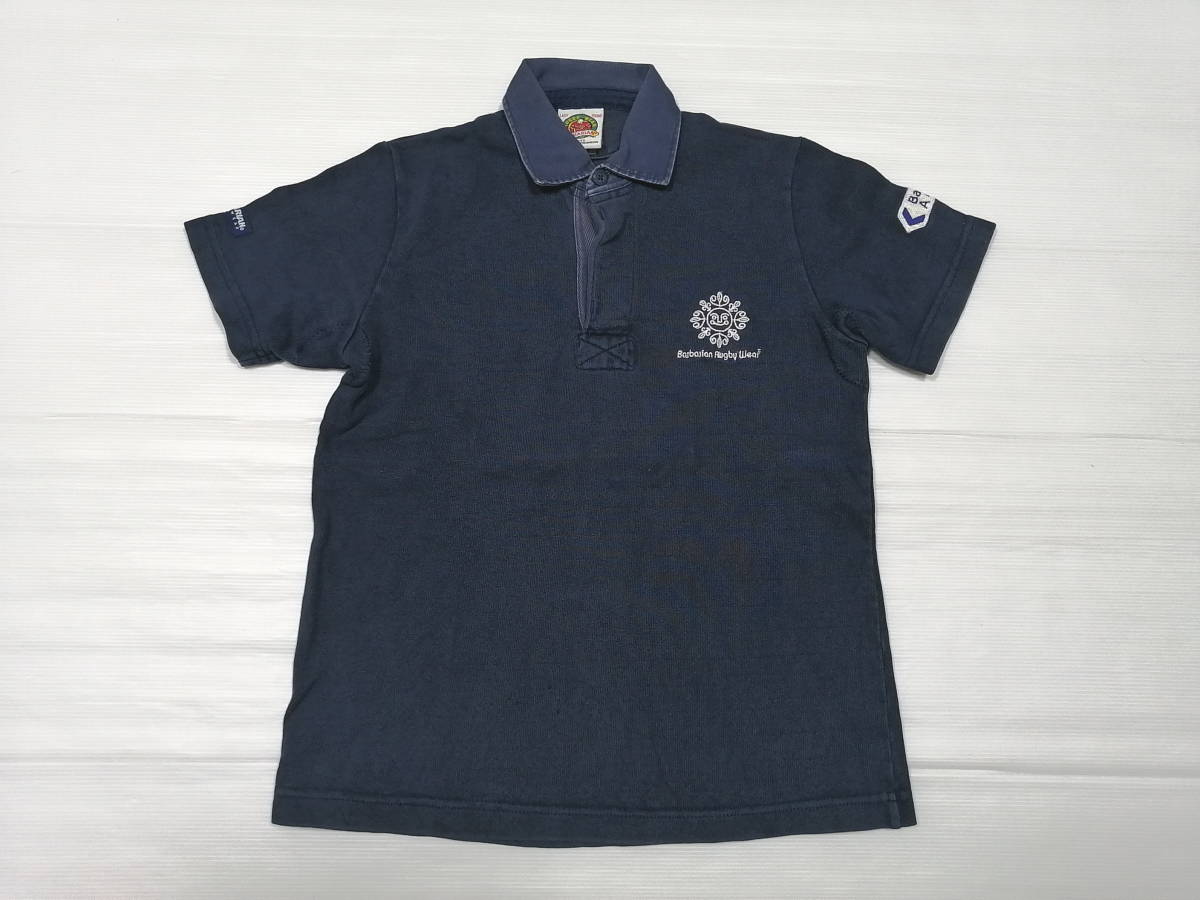バーバリアン カナダ製 レディース ラガーシャツ ラグビーウェア インディゴブルー 石瀬3778拍卖