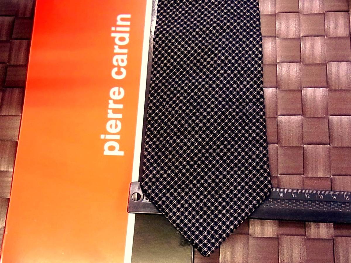 yW1669美品【シルク50%・ウール50%】pierre cardin ピエールカルダン ネクタイ●拍卖