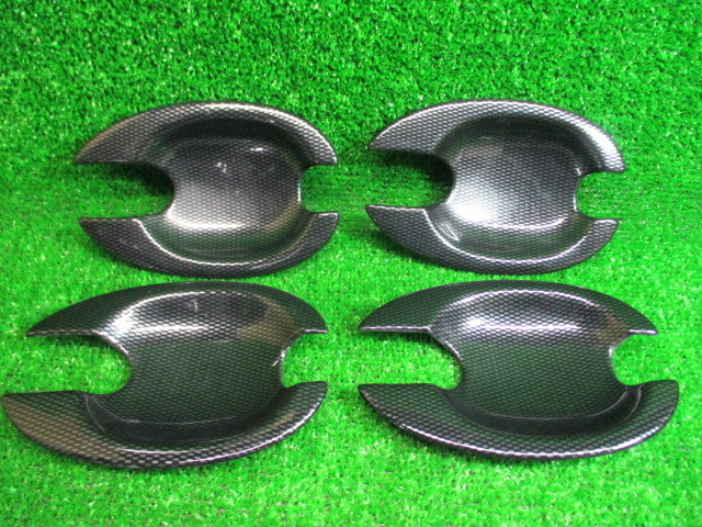 〇アウターハンドルカバー ゴルフ ABA-1KBLG カーボン調 4枚セット フロント リア 左右拍卖