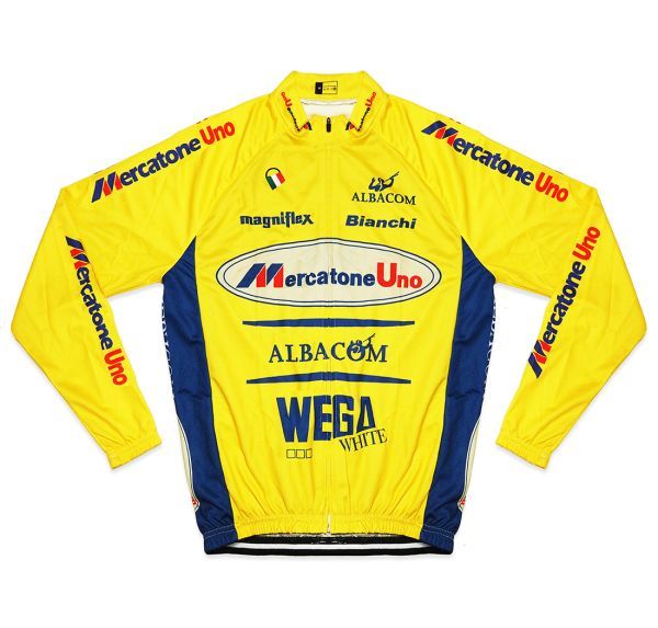 新品 長袖 サイクルジャージ レトロデザイン No50 XXL イタリア フルジップ ウェア メンズ サイクリング フリース ロードバイク MTB拍卖