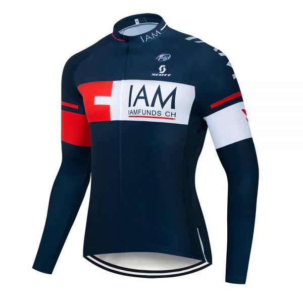 新品 長袖 サイクルジャージ No91 XLサイズ スイス フルジップ ウェア メンズ ロング サイクリング スポーツ ロードバイク MTB拍卖