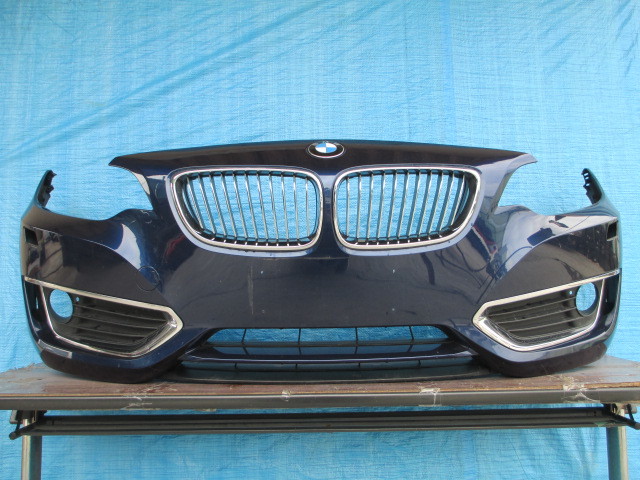 ☆AT375 BMW F22 F23 2シリーズ フロントバンパー 青系拍卖