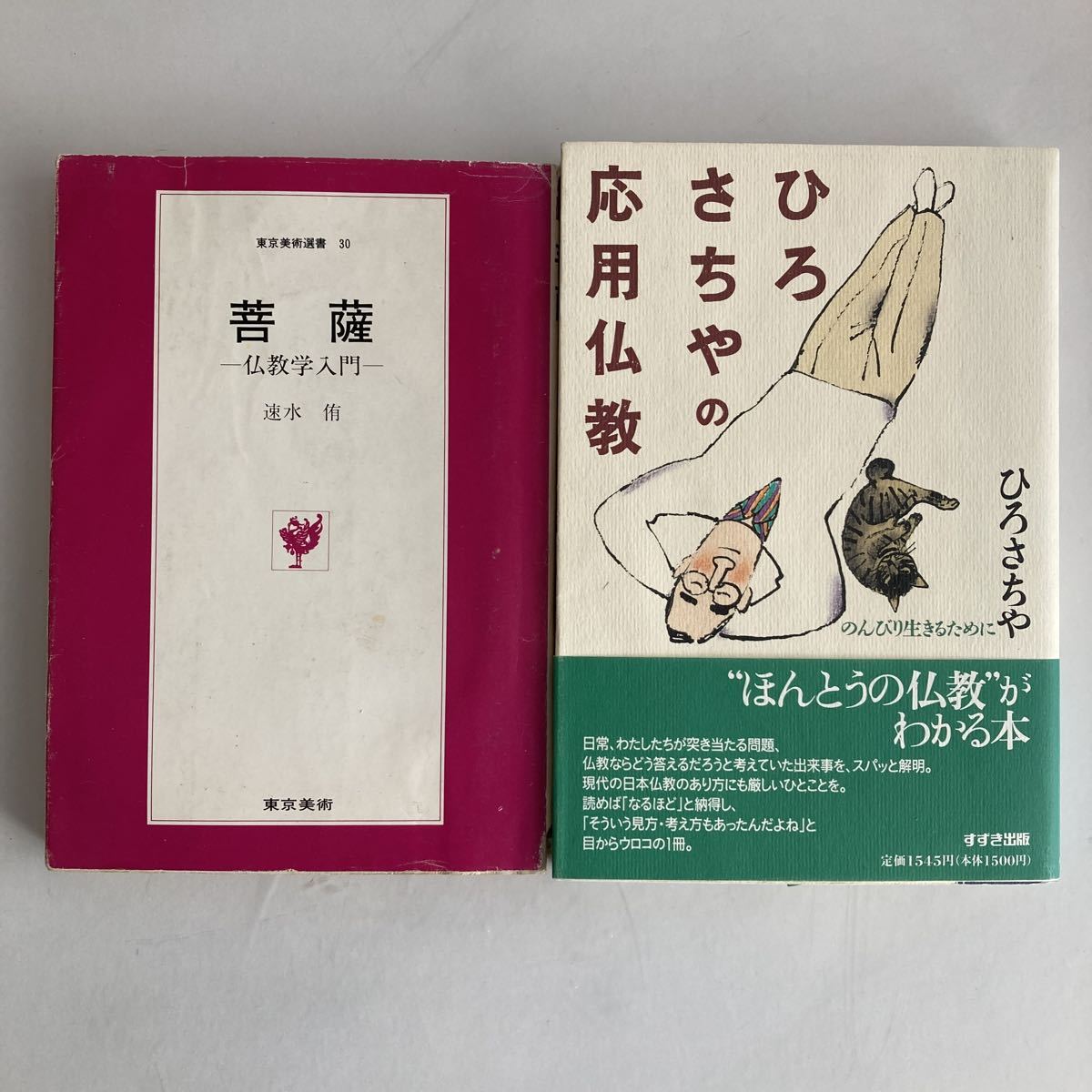 ◇ 菩薩 仏教学入門 速水侑 昭和57年 初版第1刷 / ひろさちやの応用仏教 ほんとうの仏教がわかる本 ひろさちや すずき出版 ♪GM01拍卖