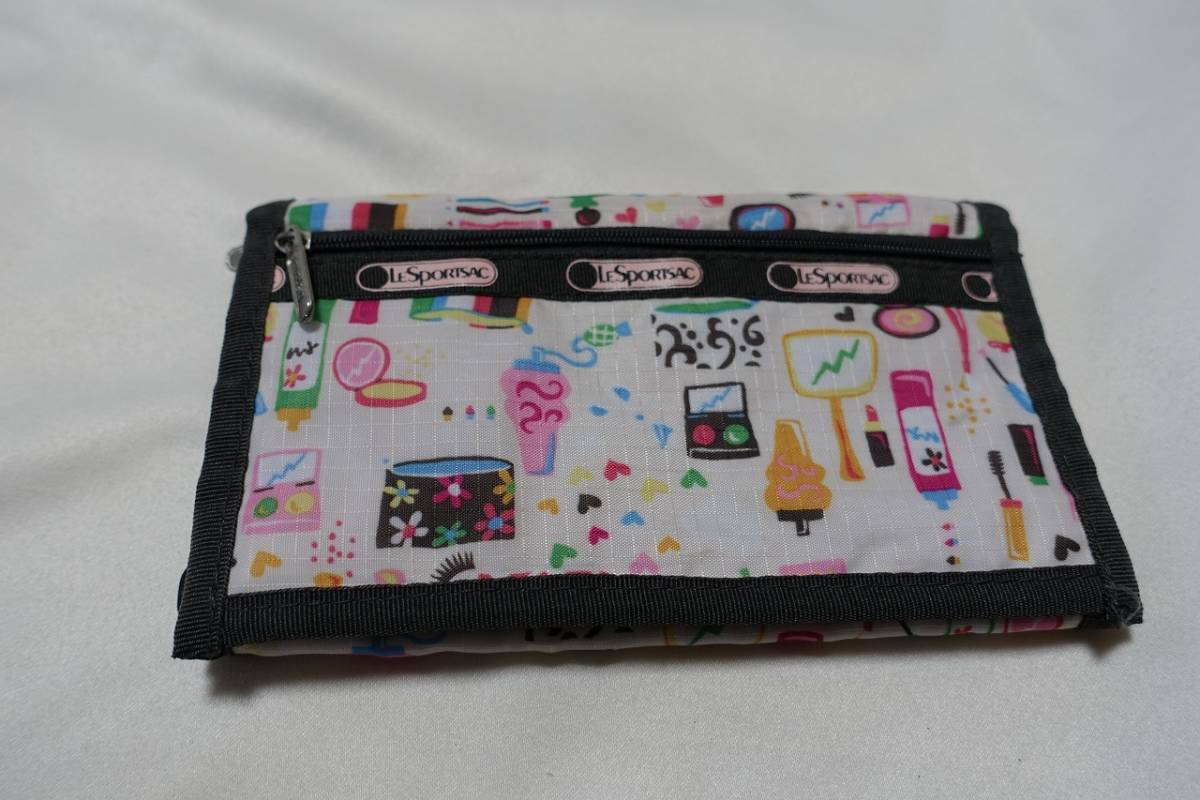 ◆◇LeSportsac レスポートサック 長財布 三つ折り 中古超美品◇◆拍卖