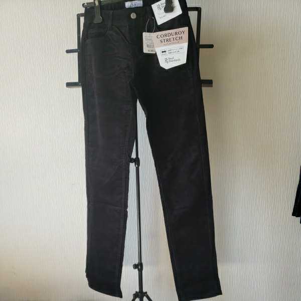 新品☆RealStandard コーデュロイストレッチ(ブラック)サイズ26インチ拍卖