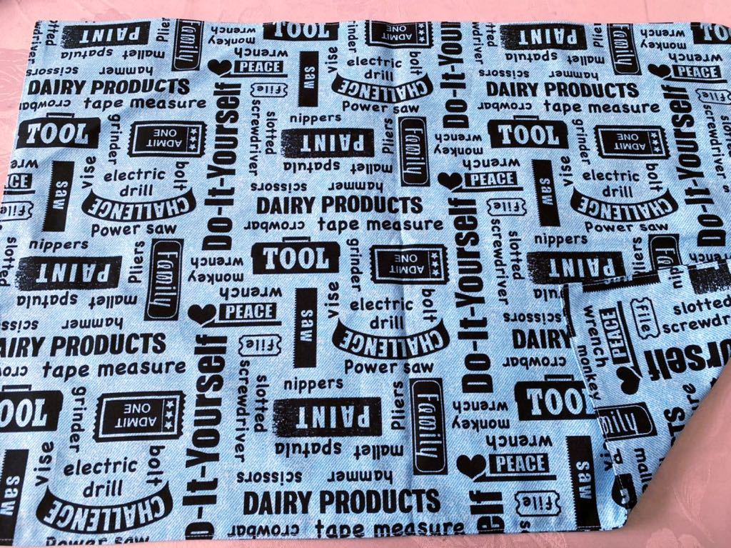 No.78 大判裏付ランチョンマット ハンドメイド 40x60 男の子拍卖