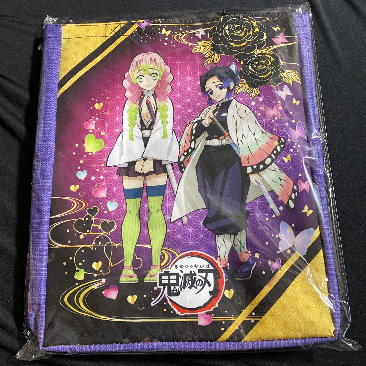 鬼滅の刃★巾着付きランドリー収納バッグ2★B柄★胡蝶しのぶ★甘露寺蜜璃拍卖