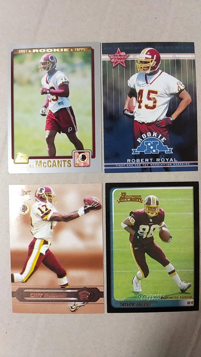 NFLカード WASHINGTON REDSKINS / WR 色々12種 RC8 Zzz レッドスキンズ拍卖