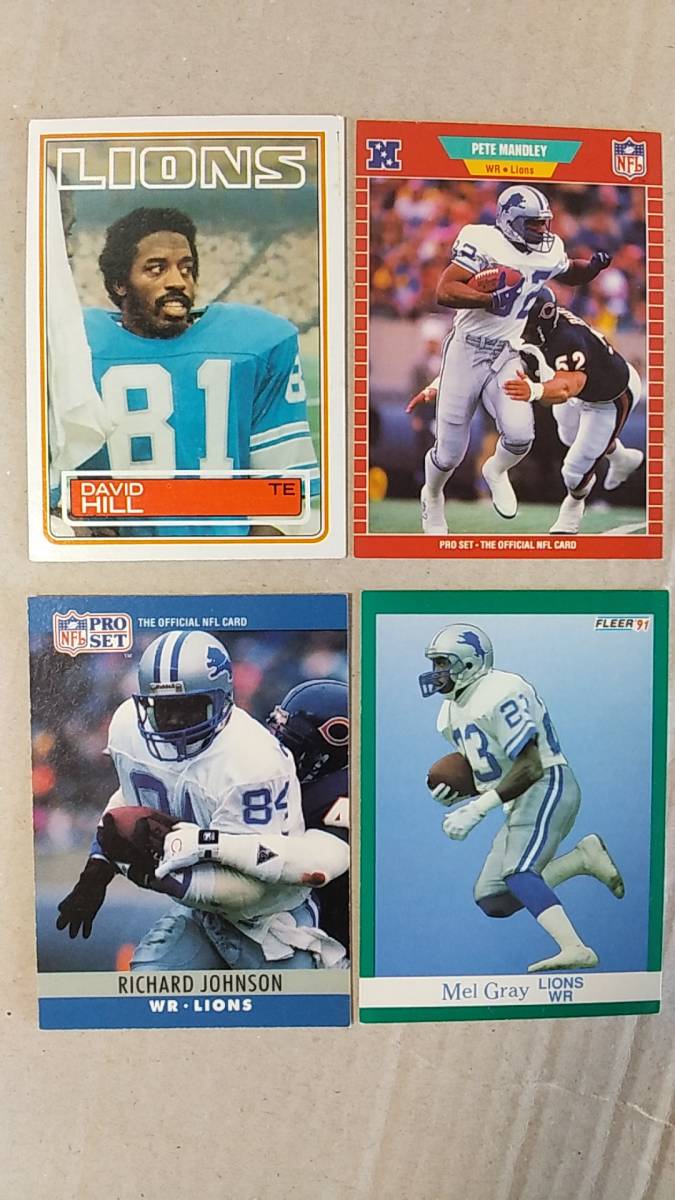 NFLカード DETROIT LIONS / WR,TE 色々11種 Aa ライオンズ拍卖