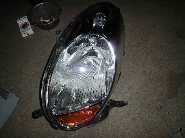 マーチ CBA-AK12 左ライト 純正 イチコ/バレオ;1816 ハロゲン拍卖