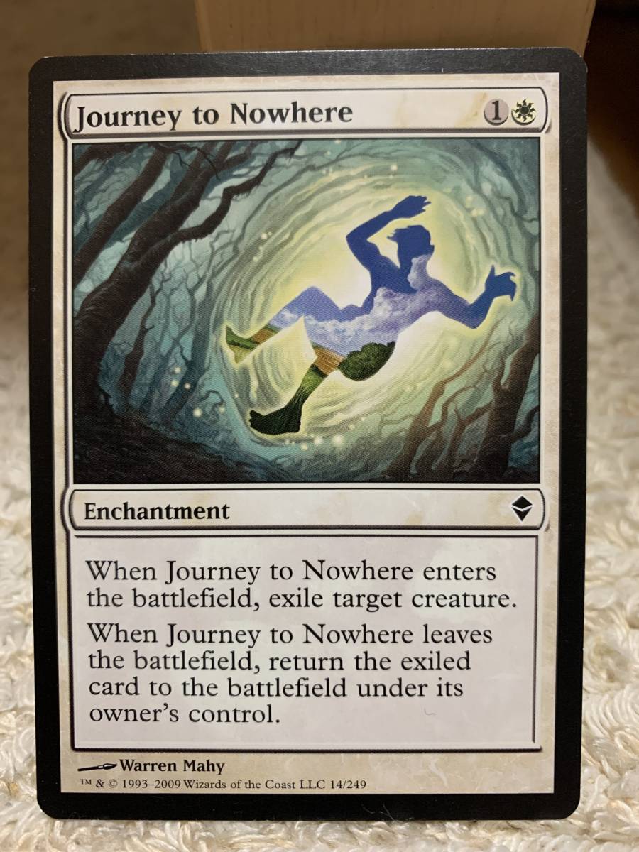 ゼンディカー 初版 未達への旅/Journey to Nowhere 英語版 美品拍卖