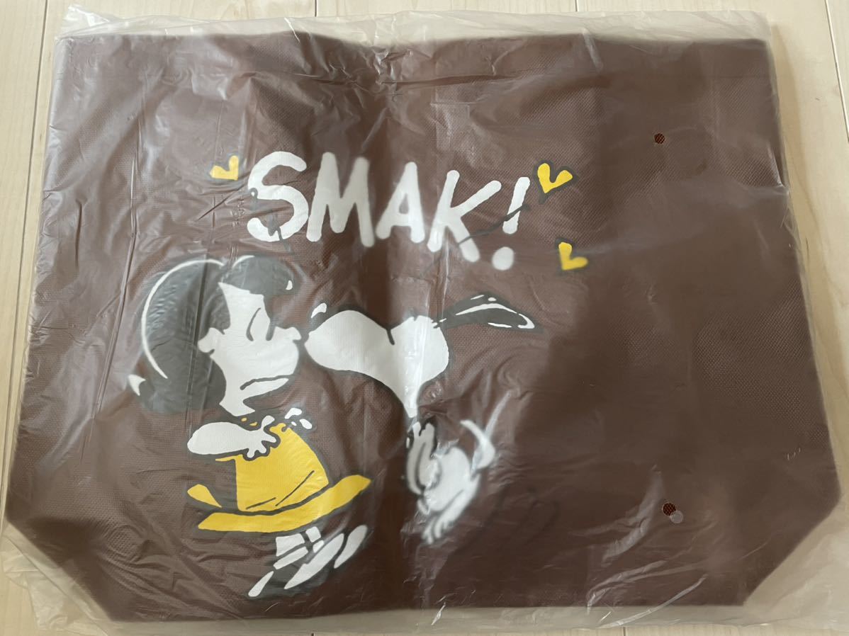 新品未開封 スヌーピートートバッグ 茶色 アオキ拍卖