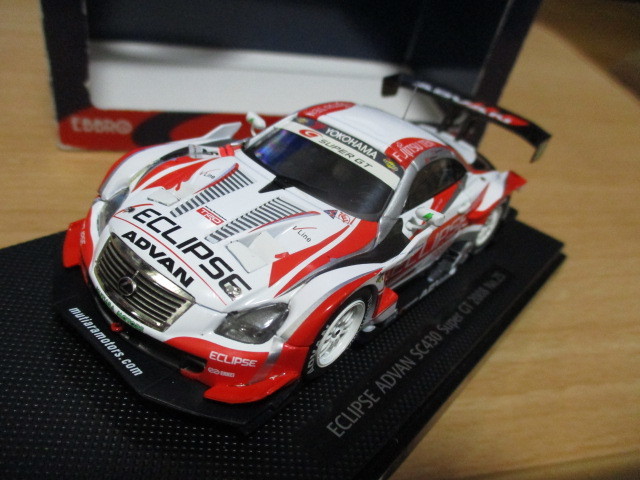 エブロ 1/43 「 レクサス SC430 」 2008y #25 スーパーGT500/エクリプス アドバン SC430 ・送料 500円 (レターパック発送)拍卖