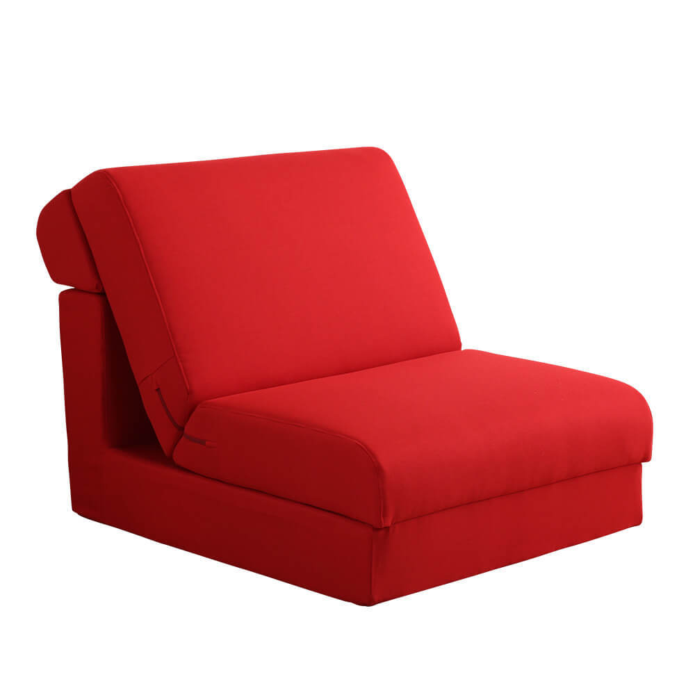 組み換え自由なソファベッド1P【Lawro-ラウロ-】ポケットコイル 1人掛 ソファベッド 日本製 ローベッド カウチ SH-07-LAW1P-RD レッド拍卖