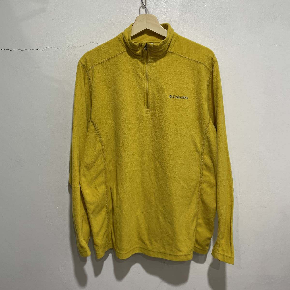 ☆送料無料☆Columbia☆コロンビア☆ハーフジップフリース☆メンズM☆薄手☆クライミング☆アウトドア☆L9b拍卖