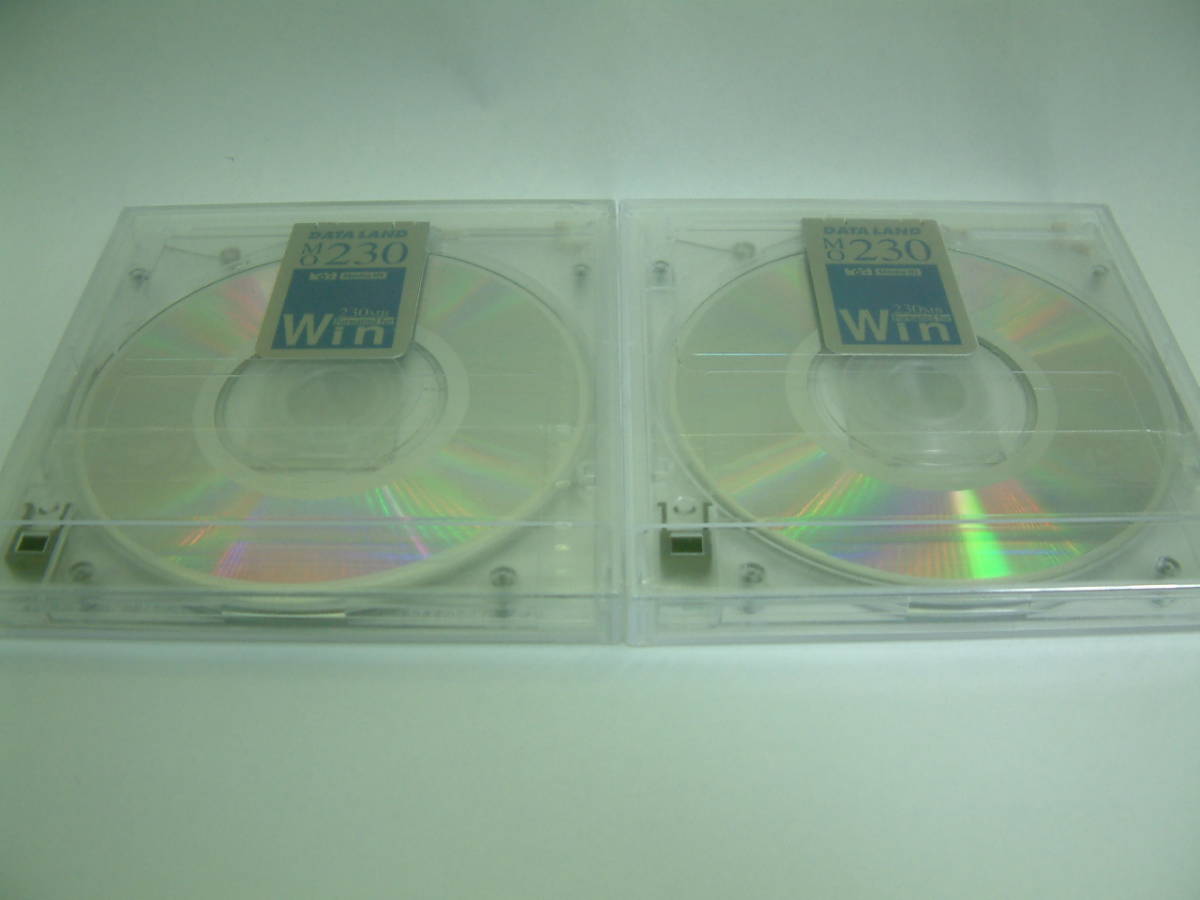 【未使用】DATA LAND MO230MB WINフォーマット 2枚組 t261.262拍卖