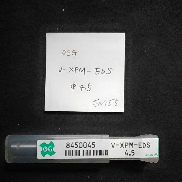 EN155 未使用 OSG コーティングエンドミル V-XPM-EDS 4.5ミリ拍卖
