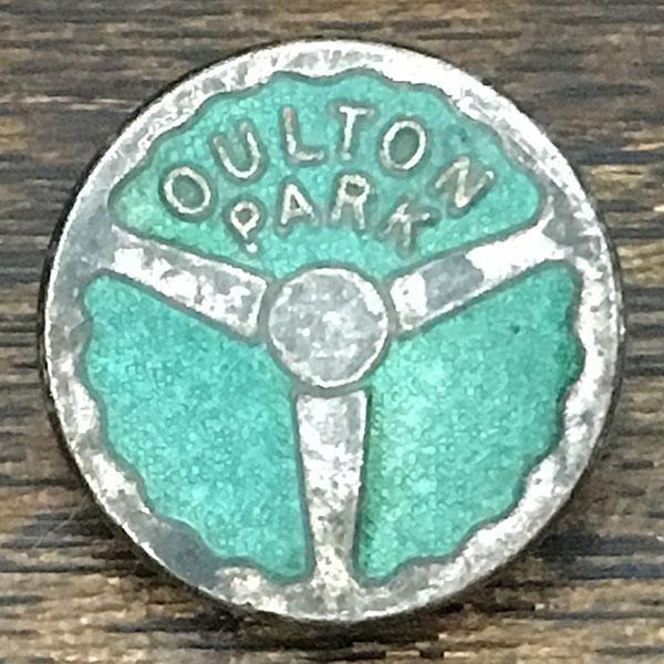 オウルトンパーク サーキット ボタンホール バッジ OULTON PARK CIRCUIT Buttonhole Pin バイク ピンズ バイカー レース Racer Biker拍卖