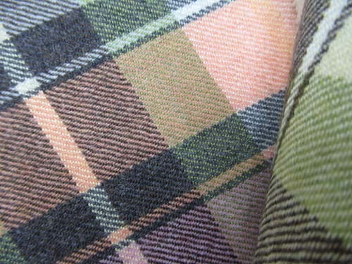 ソフトウ-ルにチェック柄織 全部で21×17センチで17裂 抜けがでるかもしれません拍卖