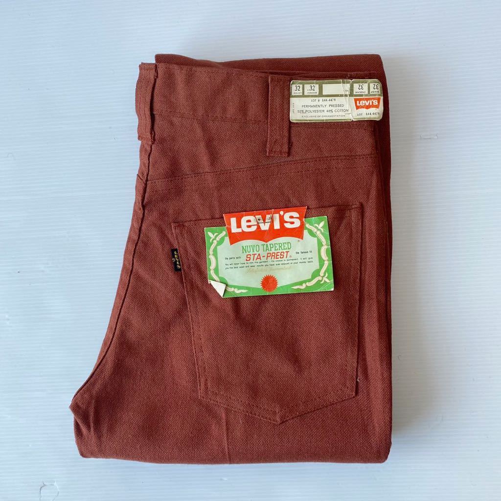 デッドストック 70s LEVI'S STA-PREST ビッグE W32 ビンテージ リーバイス拍卖