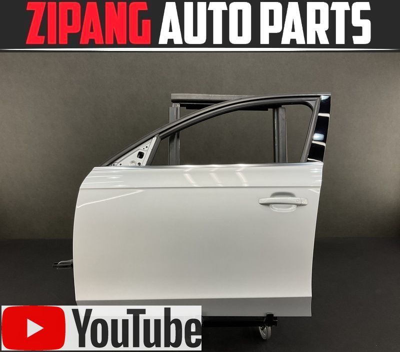 AU061 8K A4 アバント 1.8TFSI Sライン 前期 左フロント ドア ◆LX7W アイスシルバーM ★変形なし 〇拍卖