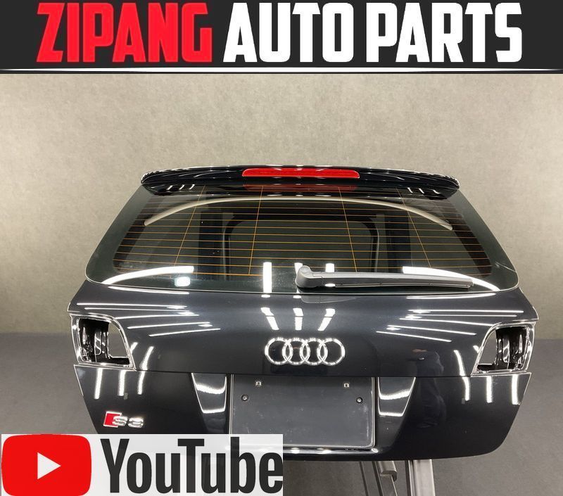 AU062 8P S3 クワトロ 4WD リアゲート バックドア ◆LZ9Y ファントムブラックPE ★変形なし ◎拍卖