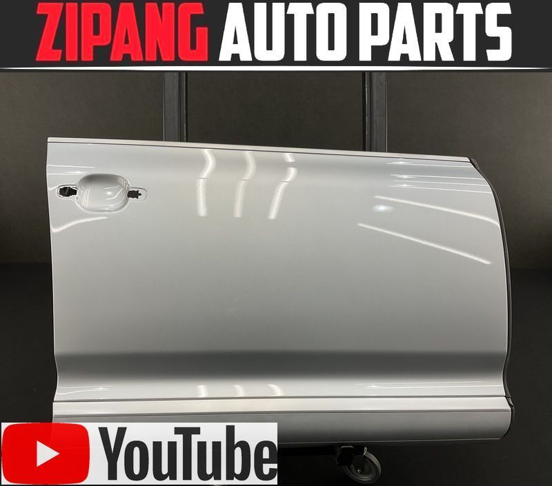 PR003 9P ポルシェ カイエン 4WD 957型 右フロント ドア ◆LA7W リフレックスシルバーM ★変形なし 【動画あり】〇拍卖