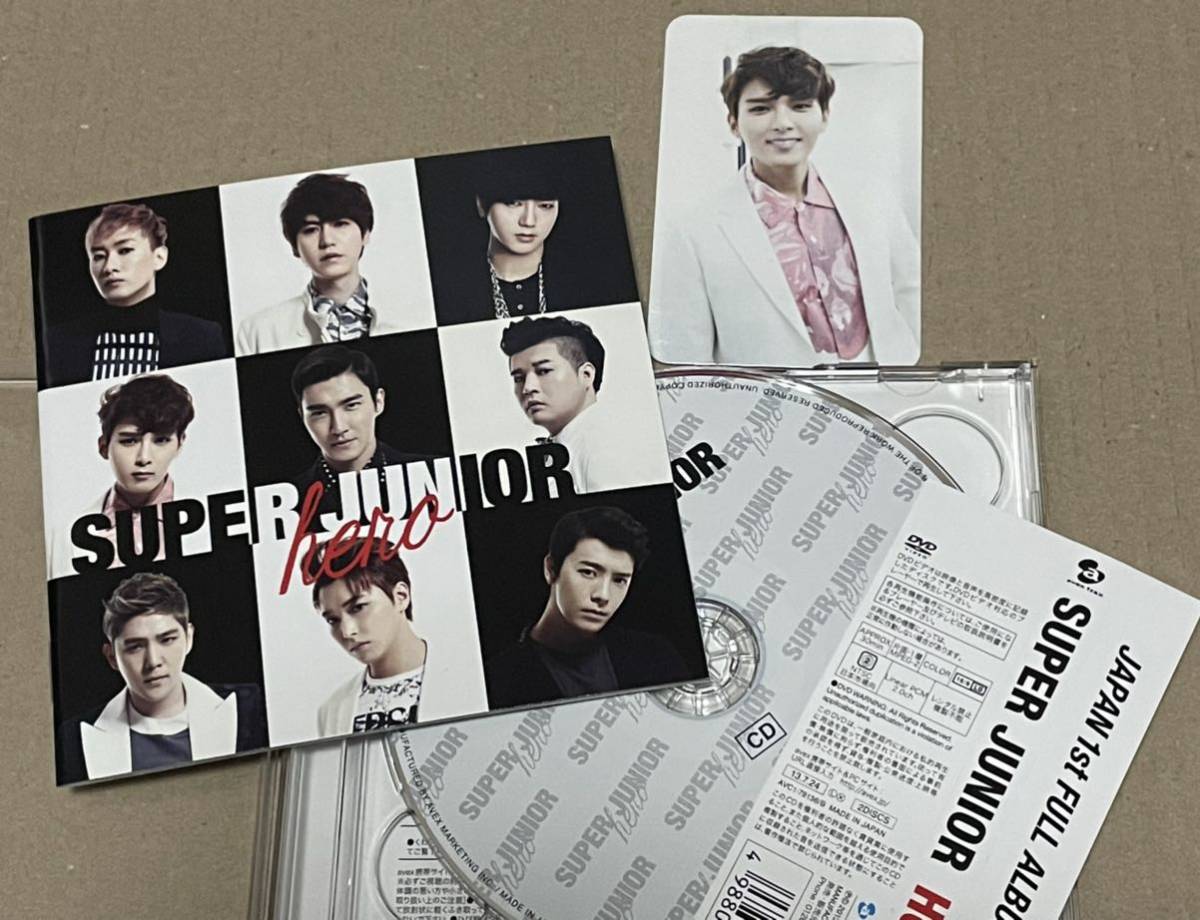 送料込 即決 SUPER JUNIOR - HERO CD+DVD / トレカ リョウク拍卖