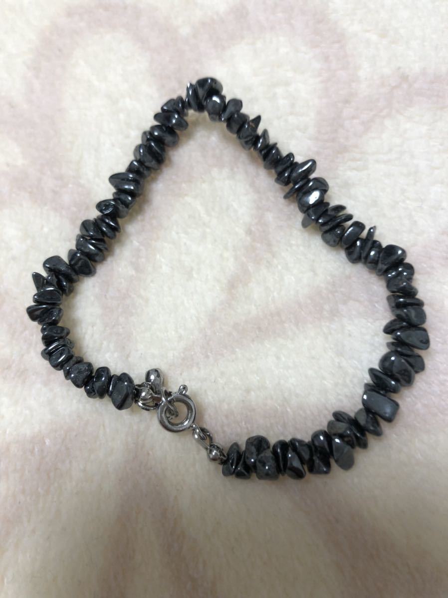 未使用品 ヘマタイトブレスレット拍卖
