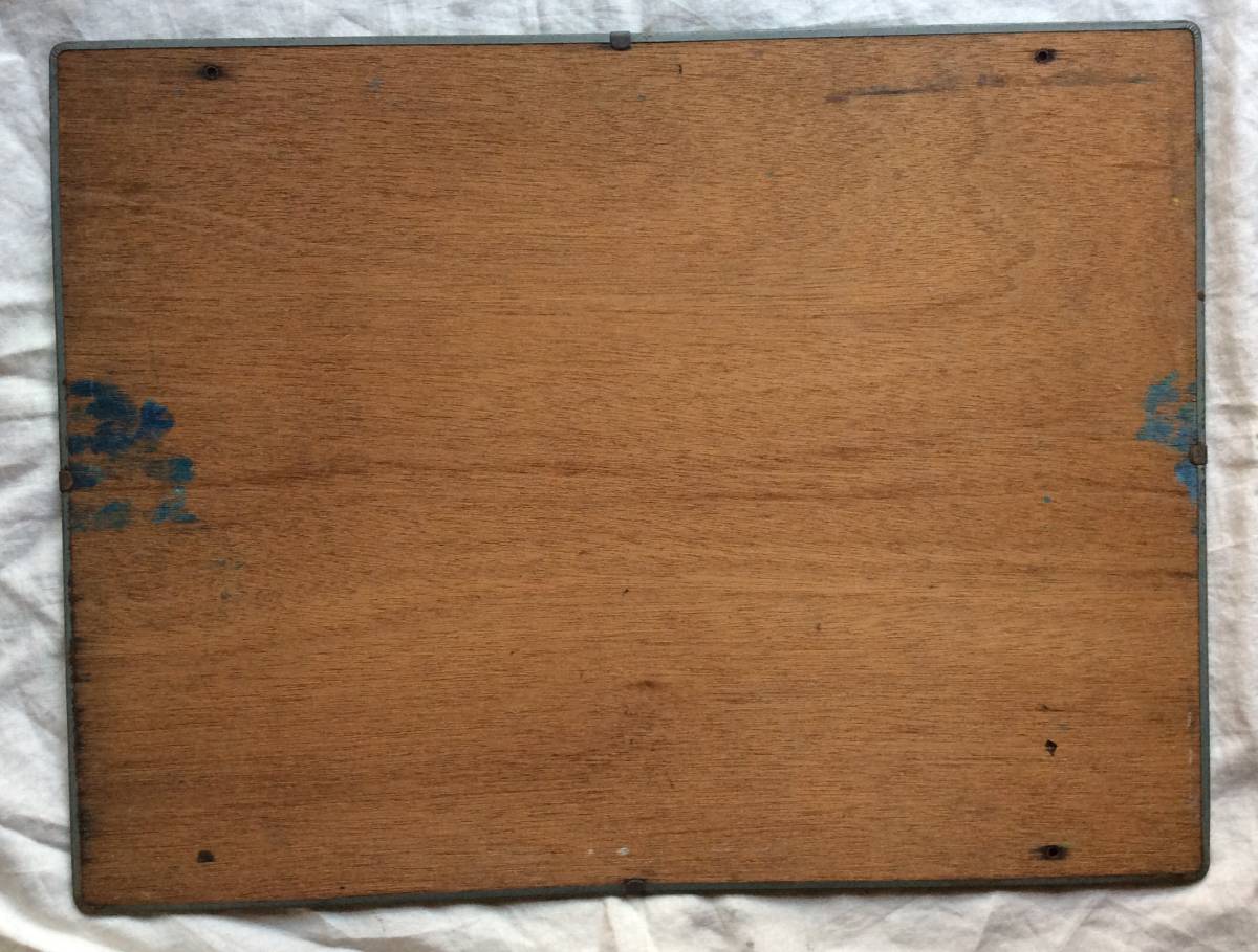 昭和 古い画板 ベニヤ 枠 古道具 アンティーク拍卖