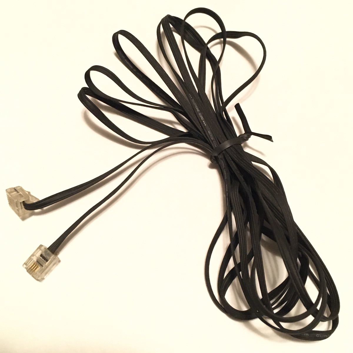 【お買得品】VICTOR TELEPHONE CORD|モジュラー・ケーブル|約300cm|薄型|日本製|電話|ファックス|ビクター【入手困難】【純正】拍卖